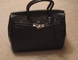 Sac en cuir - Noir