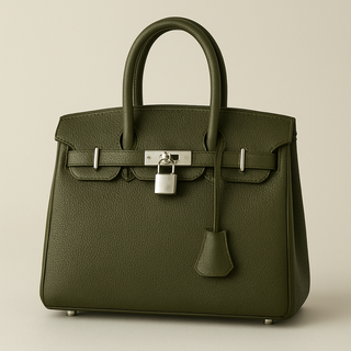 Sac en cuir - Vert olive