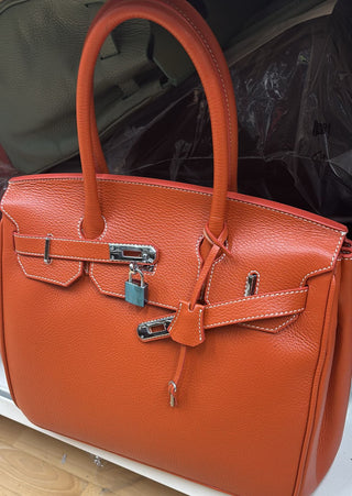 Sac en cuir - Orange