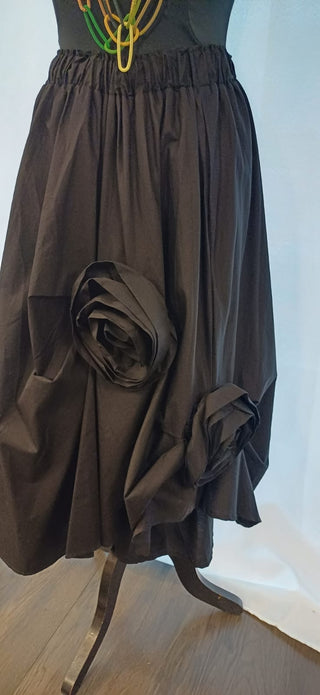 Jupe asymétrique en coton