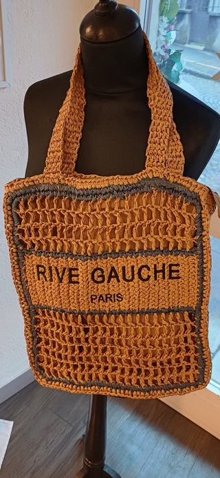 Sac en rafia tressé